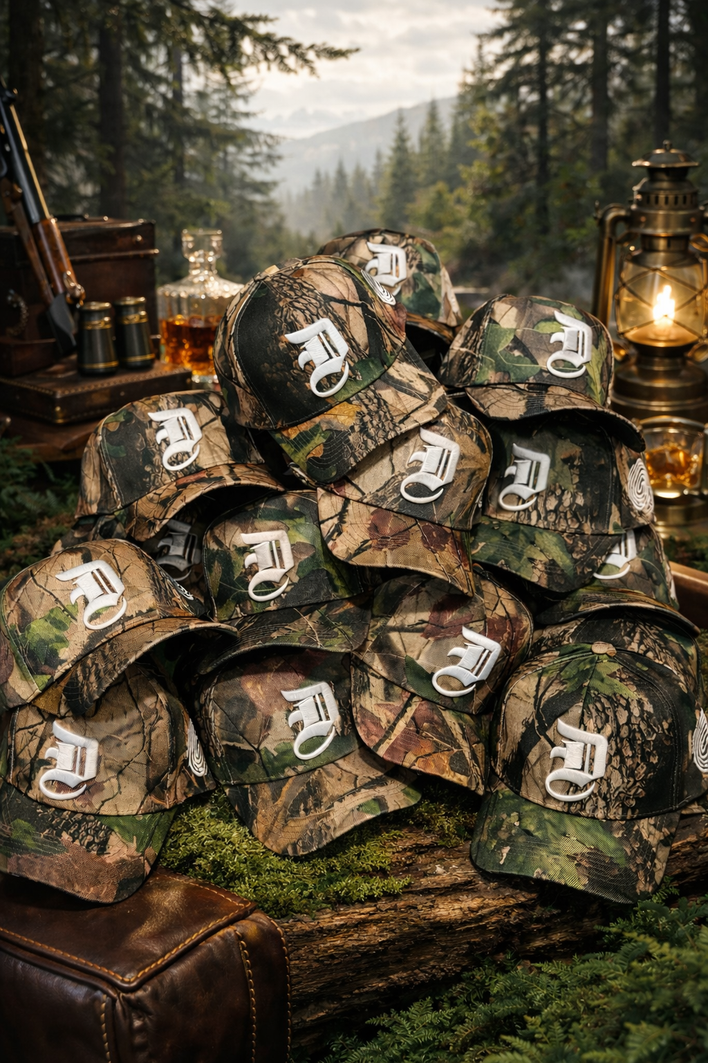 HUNTING CAMO MONO STAPLE HAT