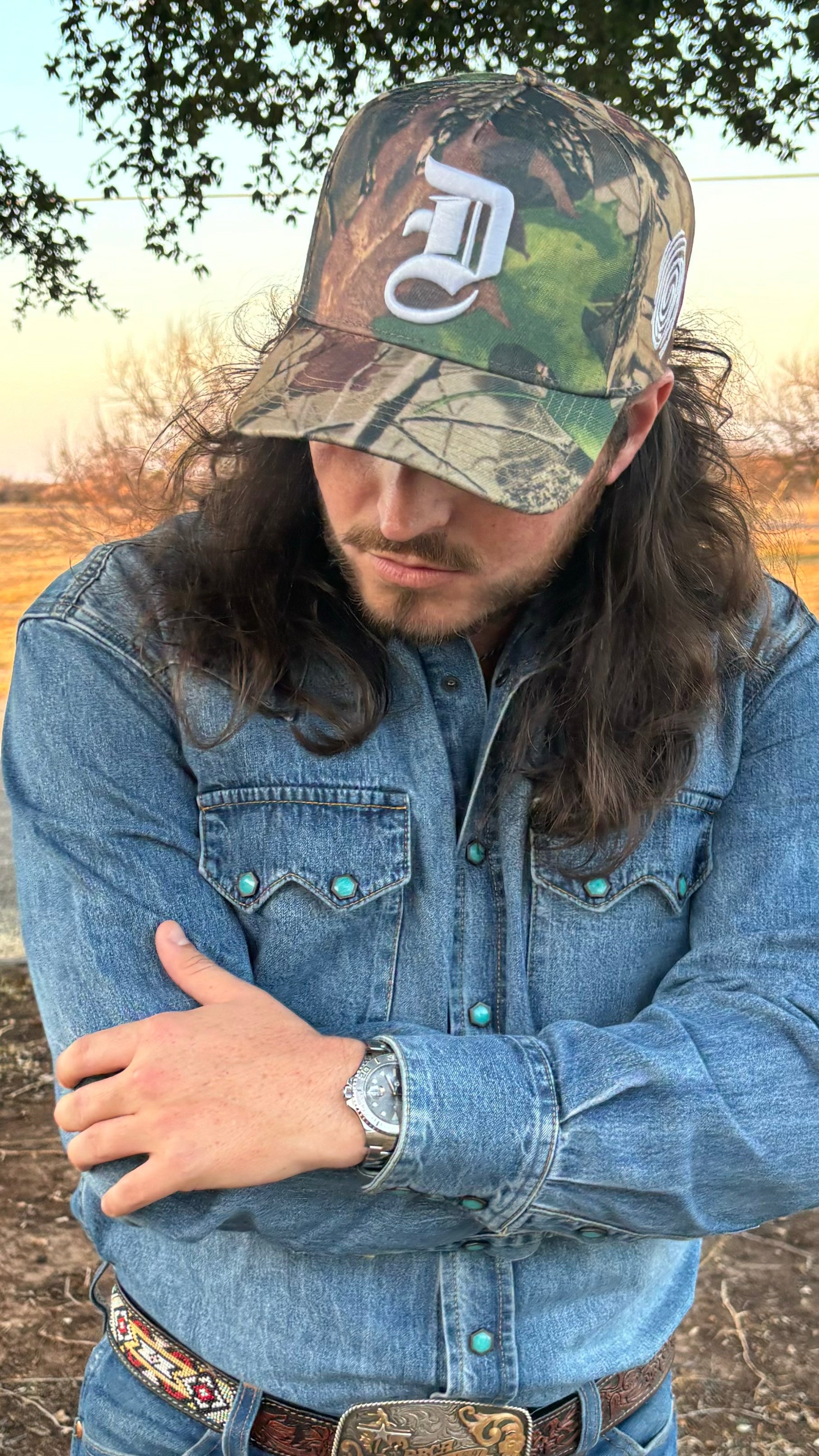 HUNTING CAMO MONO STAPLE HAT